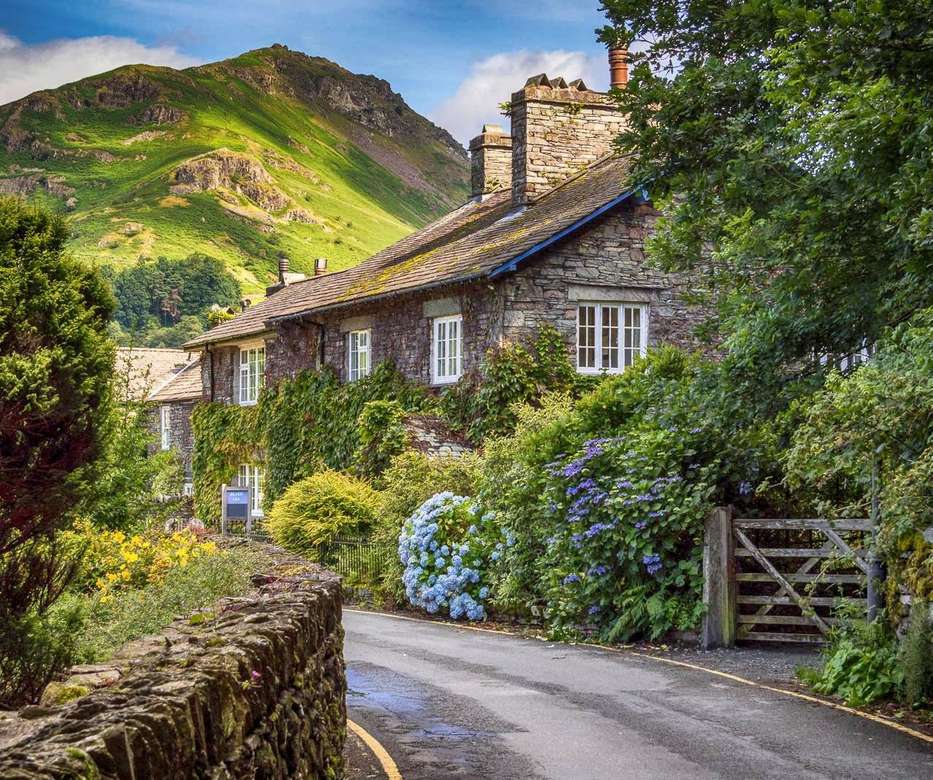 Lake District Cottage in de buurt van Grasmere, Engeland legpuzzel online
