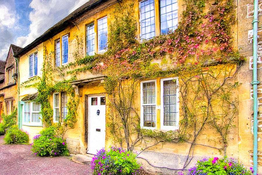 Cottage Lacock Inghilterra puzzle online
