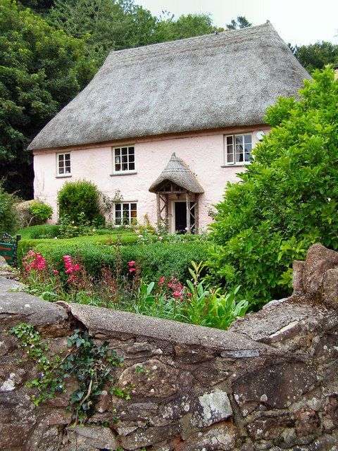 Schönes Cottage in England Online-Puzzle