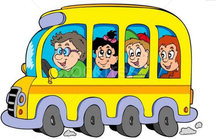 školní autobus skládačky online