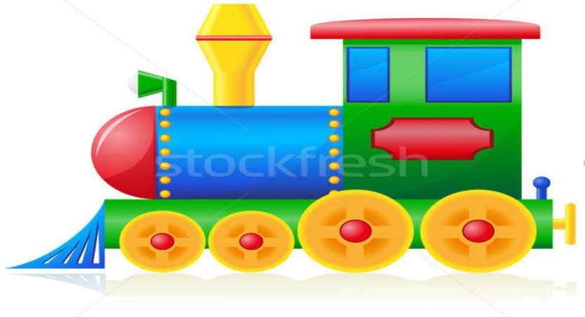 цветен локомотив онлайн пъзел
