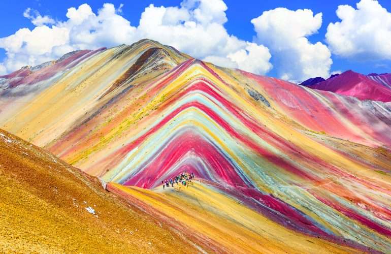 Rainbow Mountain pussel på nätet