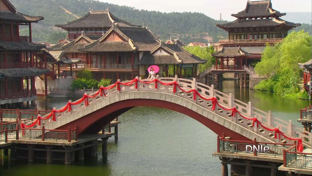 China - Brücke, Häuser Puzzlespiel online