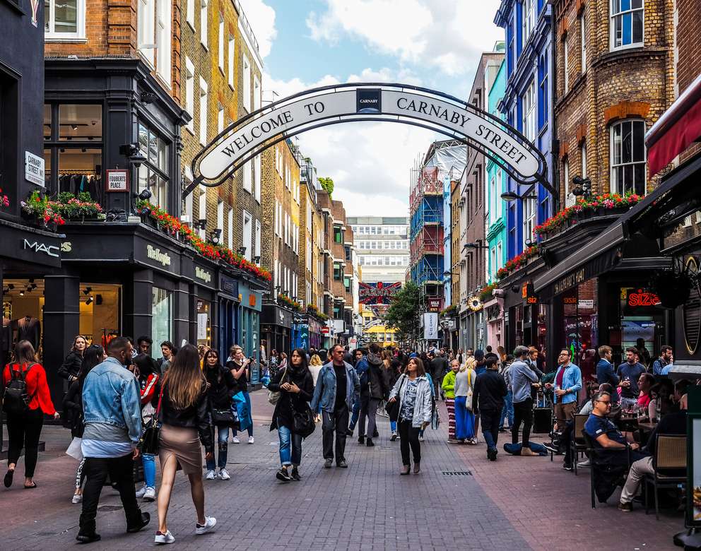 Londra Carnaby Street puzzle online