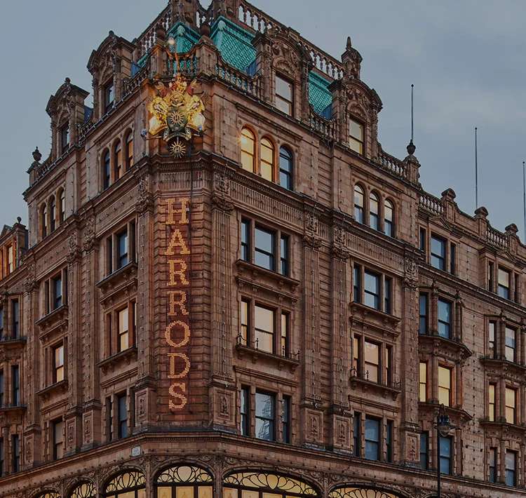 Londýnský obchodní dům Harrods skládačky online