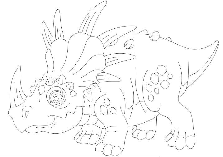 triceratops pussel på nätet