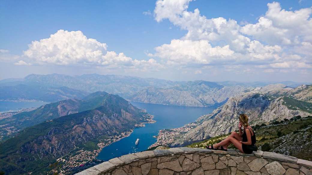 Montenegro- uitzicht op de baai online puzzel