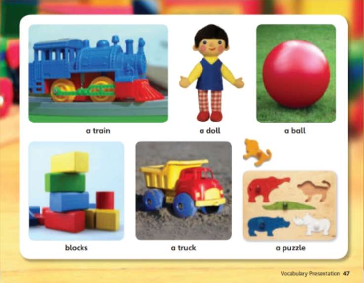 Mein Spielzeug - Kinder A. Puzzlespiel online