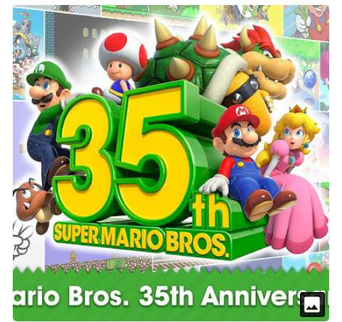 Η 35η επέτειος του Mario Bros online παζλ