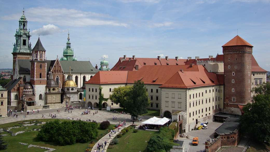 Vista do Castelo Wawel puzzle online