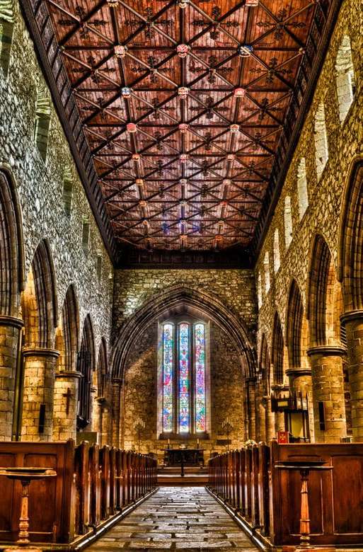 Aberdeen Cathedrale i Skottland pussel på nätet