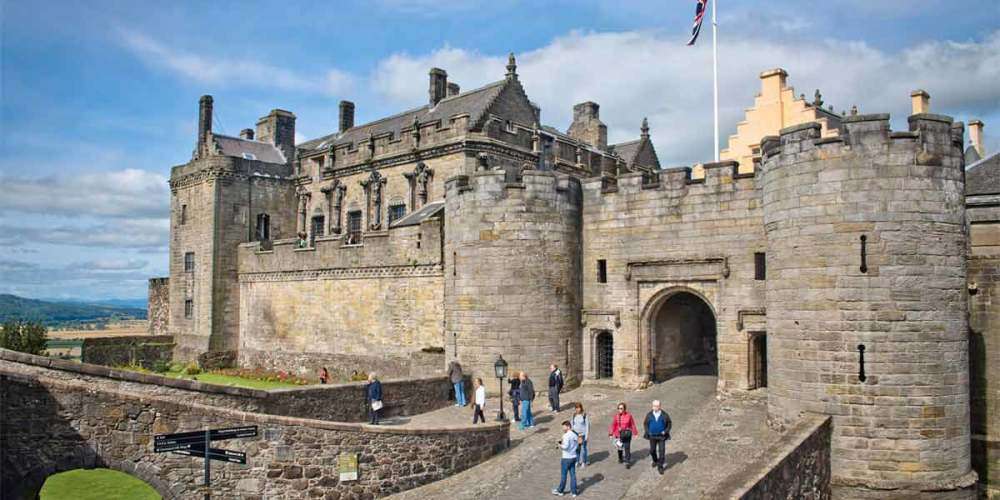 Замок Стерлинг Шотландия пазл онлайн