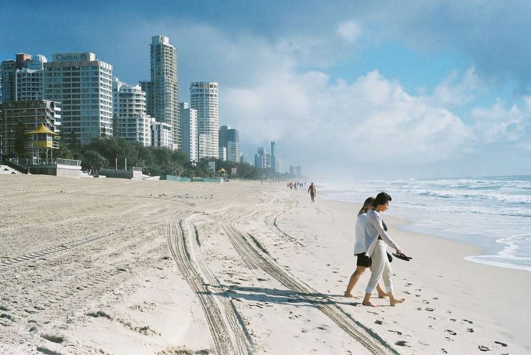 Városi homok tengerpart kirakós online