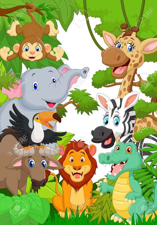 jungle dieren legpuzzel online