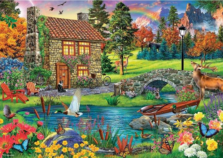 << At the pond >> online puzzle