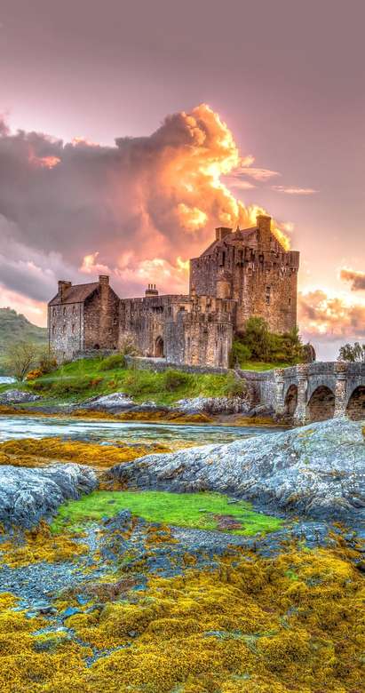 Castelo Eilean Donan na Escócia quebra-cabeças online