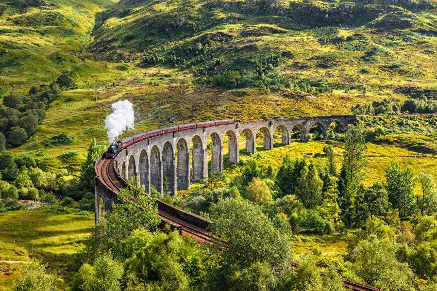 Glenfinnan Viaduct Scoția puzzle online