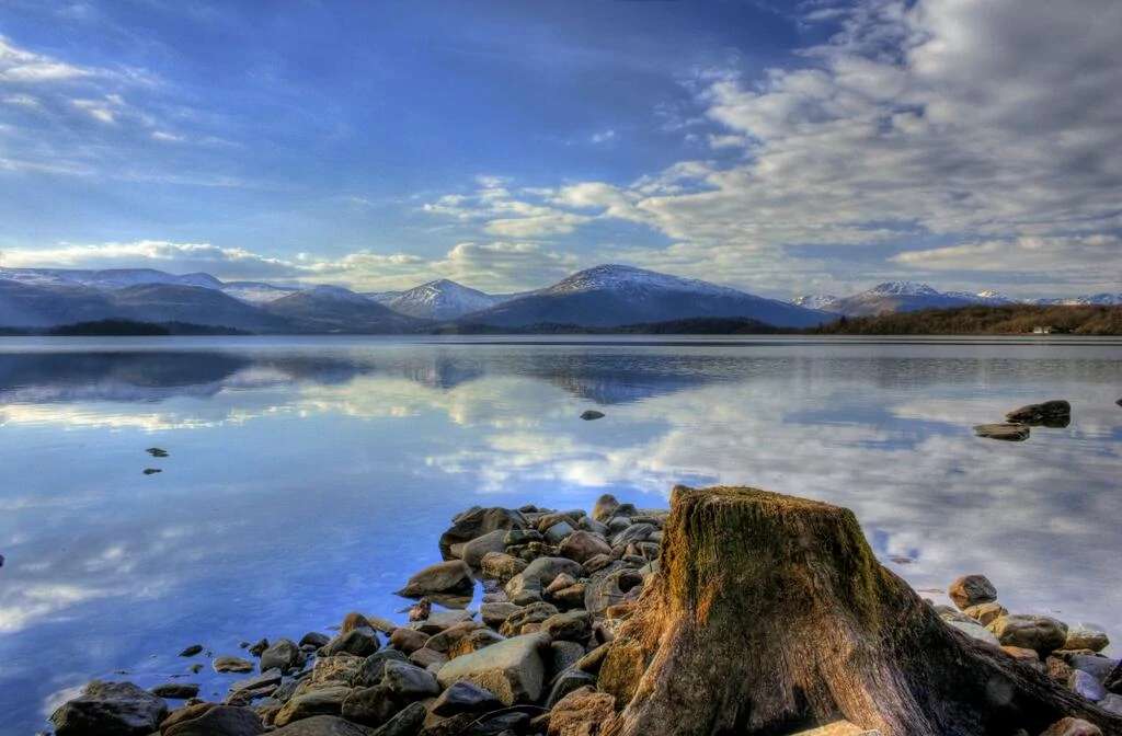 Loch Lomond Skócia online puzzle