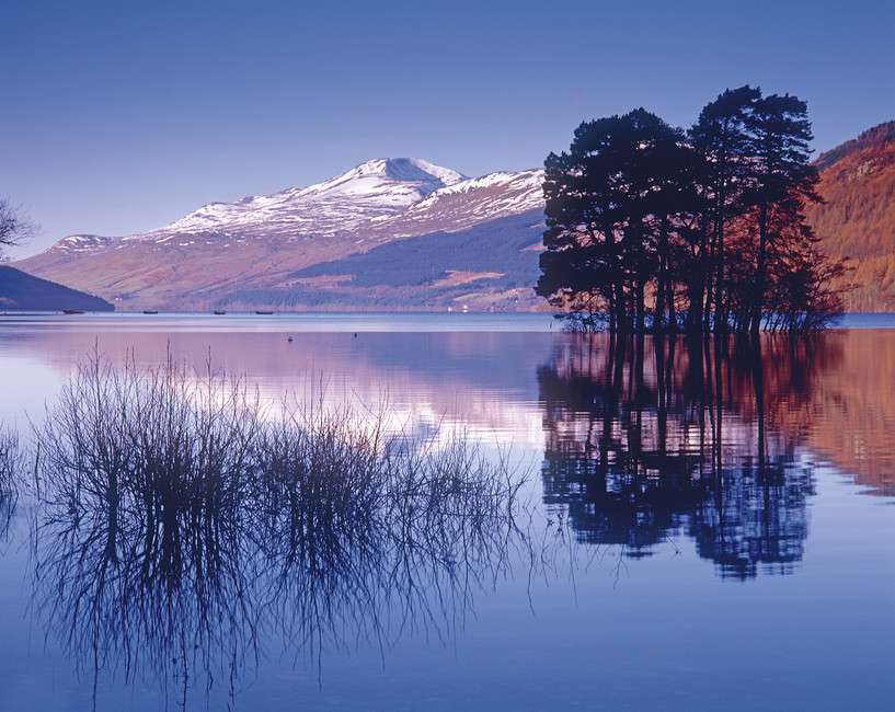 Loch Tay från Kenmore Skottland pussel på nätet