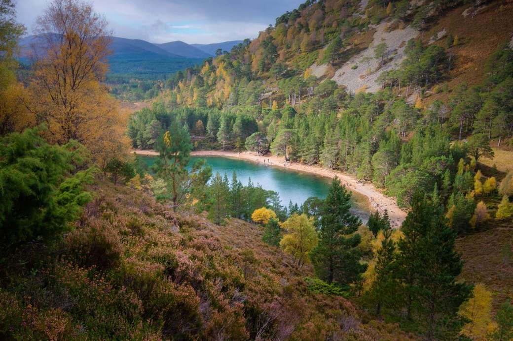 Vysočina a její jezera Skotsko skládačky online