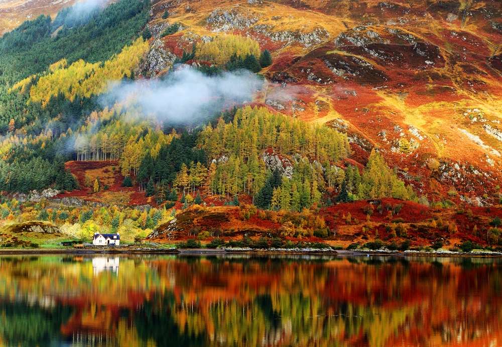 Highlands y sus lagos Escocia rompecabezas en línea