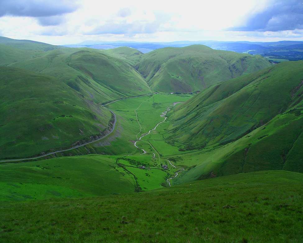 Шофиране през високопланинската част на Шотландия онлайн пъзел