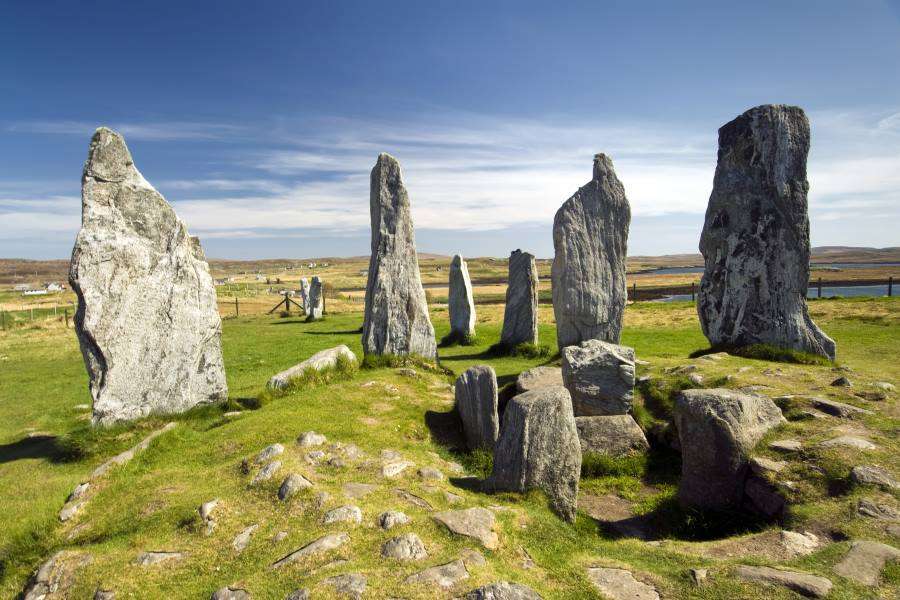 Hebriden Insel Lewis Standing Stones Online-Puzzle