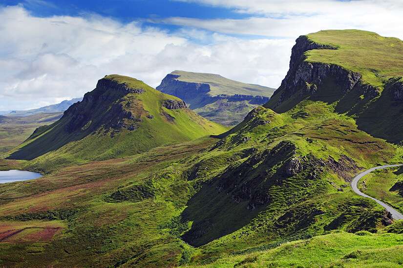 Пейзаж на остров Скай Шотландия онлайн пъзел