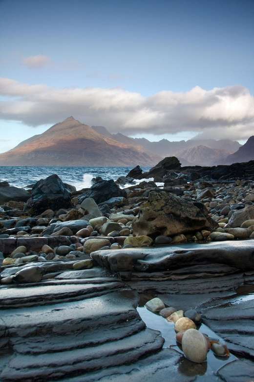 Paisagem da Ilha de Skye na Escócia puzzle online