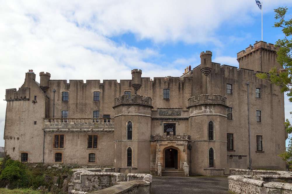 Castle Dunvegan op het eiland Skye legpuzzel online