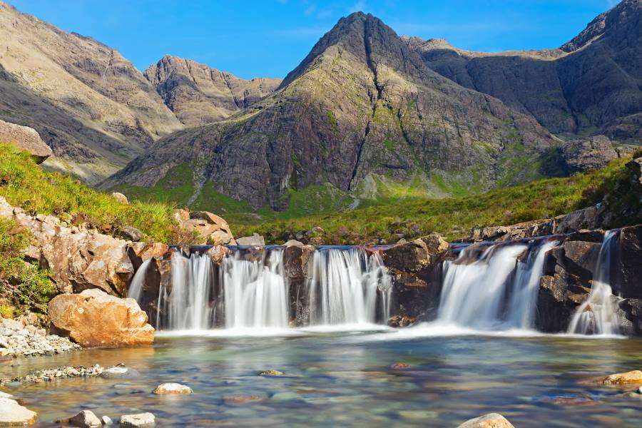 Fairy Pools sull'isola di Skye puzzle online