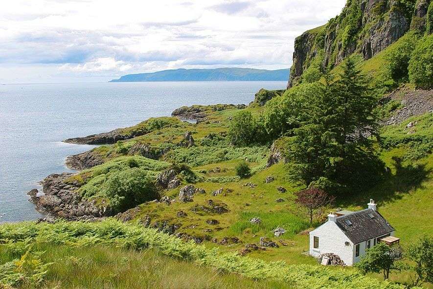 Huisje in Schotland legpuzzel online