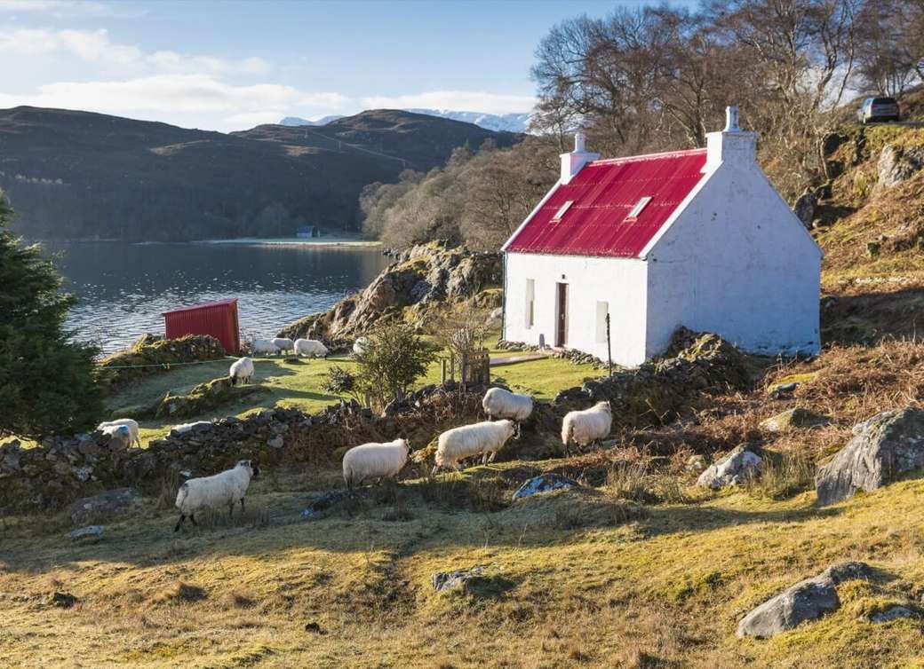 Huisje in Schotland legpuzzel online