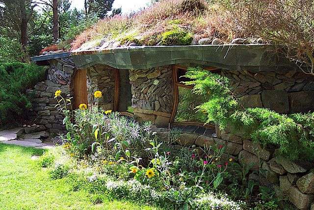 Findhorn Cottage Garden Шотландия онлайн пъзел