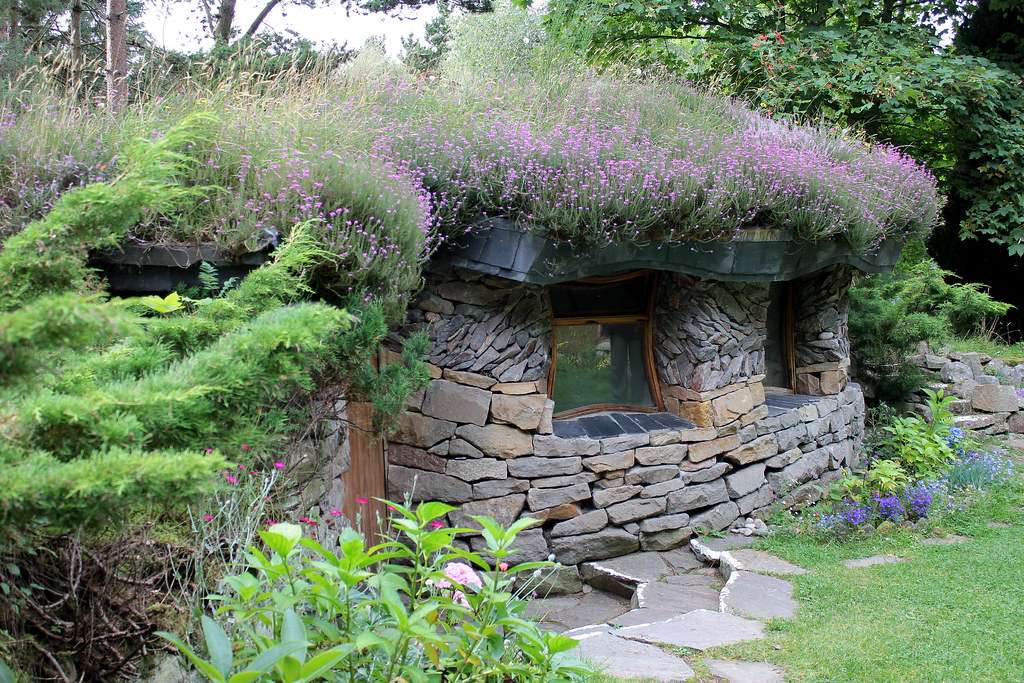Findhorn Cottage Garden Skottland pussel på nätet