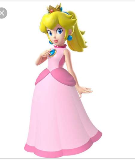 Princess Peach di Mario Bros puzzle online