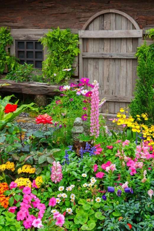 Casa con giardino puzzle online