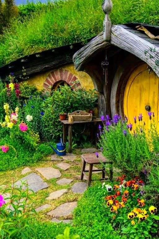 Casa hobbit rompecabezas