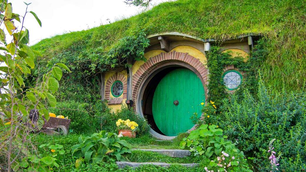 Hobbit ház kirakós online