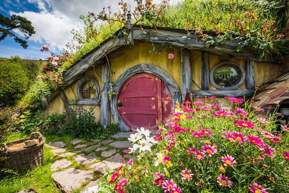 Maison Hobbit puzzle en ligne