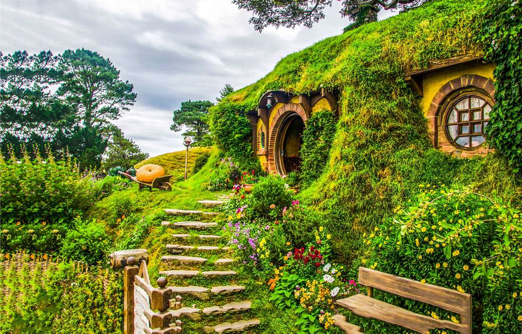Maison Hobbit puzzle en ligne