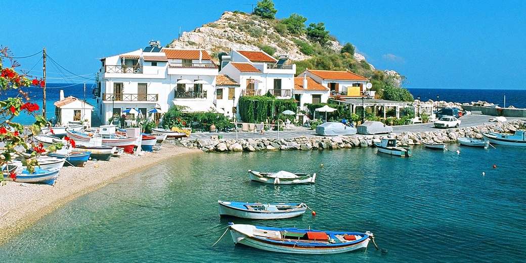 grekland - Samos - Hotel Proteas pussel på nätet