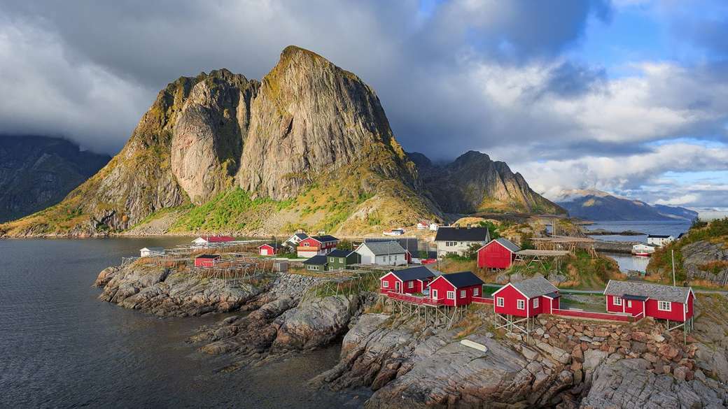 Норвегия - фьорды пазл онлайн
