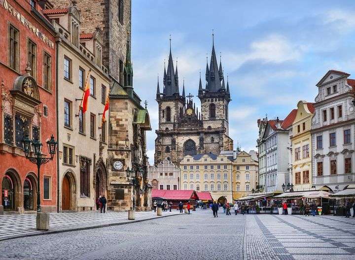 Česká Praha. online puzzle