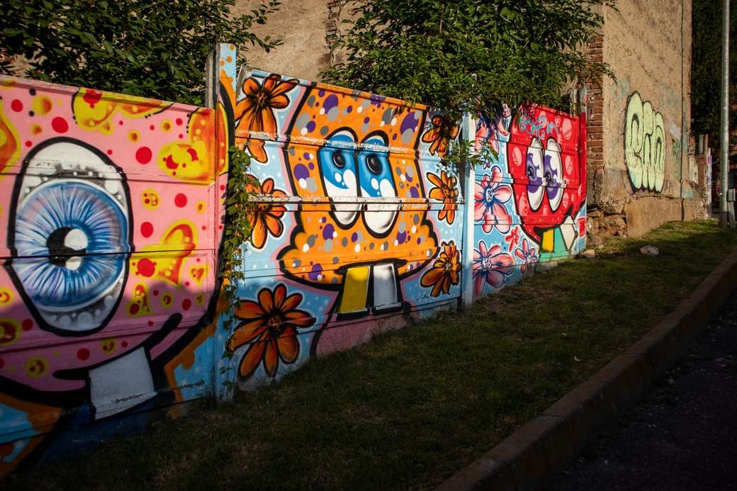 Γκράφιτι στο Μπρασόβ, Ρουμανία online παζλ