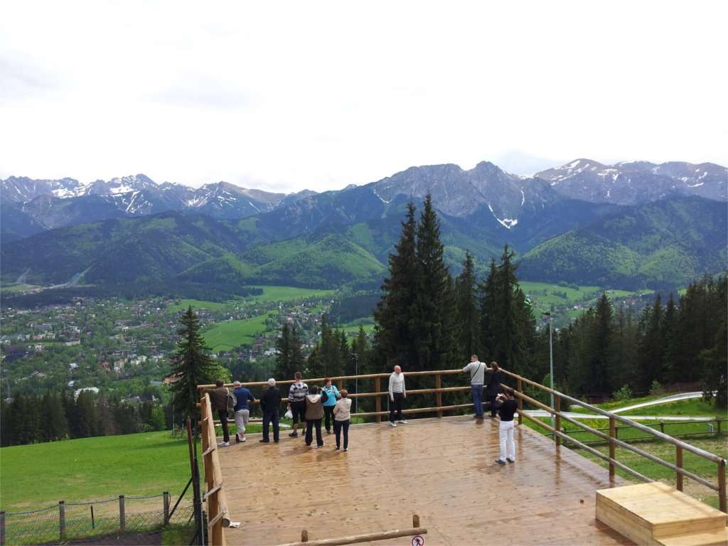 gubałówka- vedere la Munții Tatra puzzle online