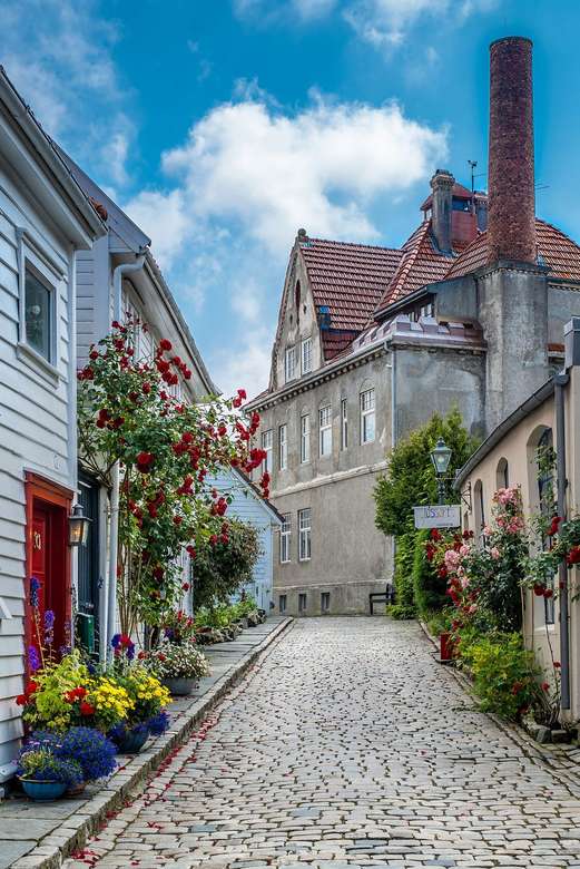 Stavanger Stadt in Norwegen Online-Puzzle
