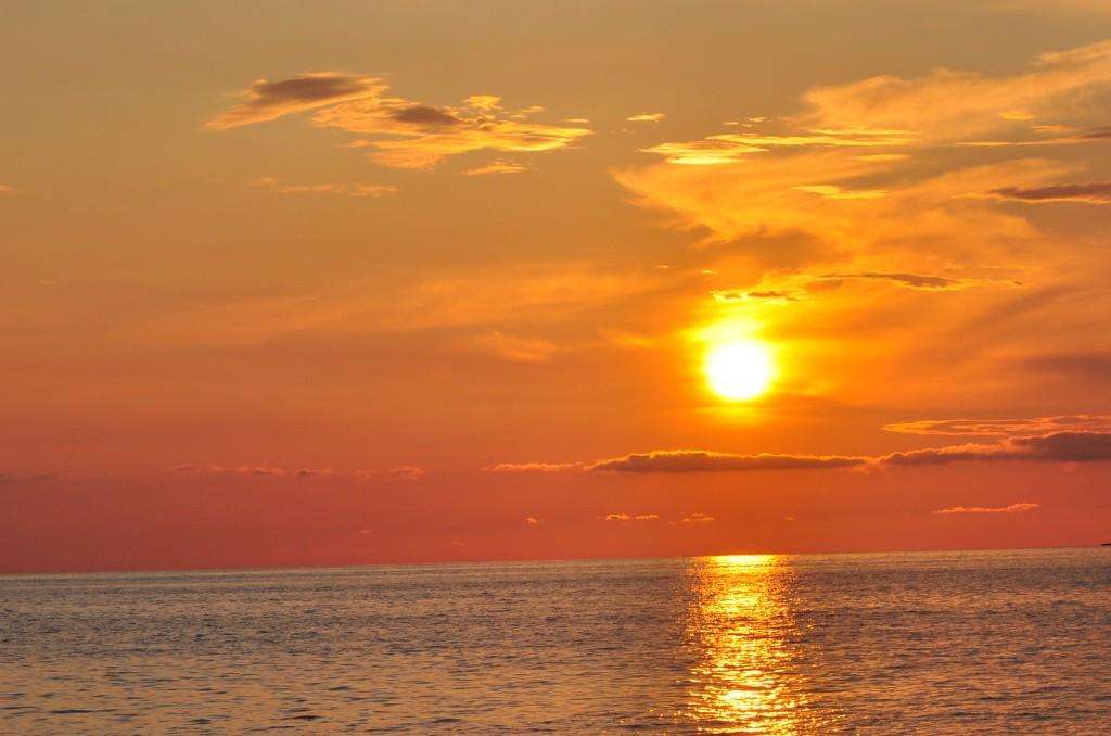 mielno- solnedgång pussel på nätet