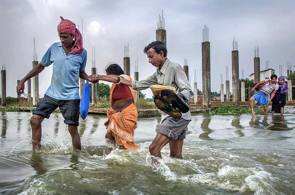 inondation en Asie puzzle en ligne
