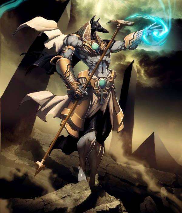 Anubis, heer van de onderwereld legpuzzel online